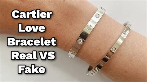 real vs fake cartier love bracelet|genuine cartier love bracelet.